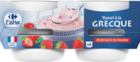 Yaourt A La Grecque Morceau De Fraises