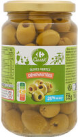 Olive verte dénoyautées