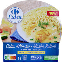 Colin d'Alaska et son riz sauce citron