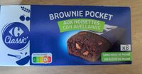 Brownie pocket Aux noisettes