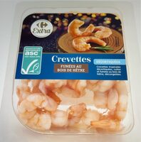 Crevettes fumées au bois de hêtre