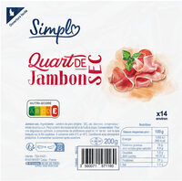 Quart de jambon sec