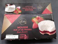 Mousse sur lit de fraises