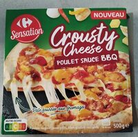 Pizza poulet sauce bbq