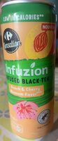 INFUZION INFUSED BLACK TEA Peach & Cherry Blossom flavor *** ***Saveur pêche et fleur de cerisier