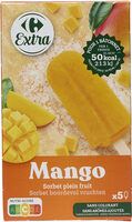 Mango Sorbet plein fruit