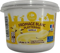 Fromage blanc vanille