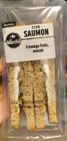 Club saumon fromage frais avocat
