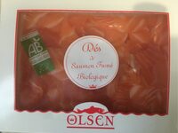 Dés de saumon fumé