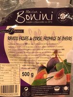 Raviolis figues de corse, fromage de chevre