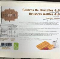 Gaufres de Bruxelles 4x6
