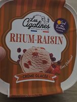 Crème glacée rhum raisins