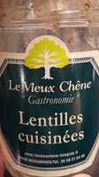 Lentilles cuisinées