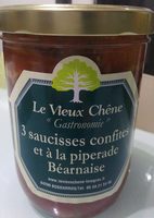 3 Saucisses Confites à la Piperade Béarnaise