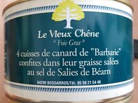 4 cuisses de canard de "Barbaries"
