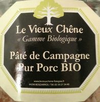 Pate de campagne pur porc bio