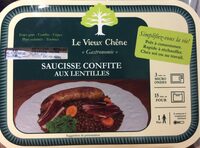 Saucisse Confite aux Lentilles