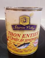 Thon entier à l'huile de tournesol
