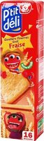 Goûters fourrés carrés fraise x 16