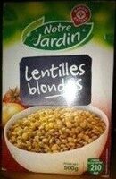 Lentilles blondes