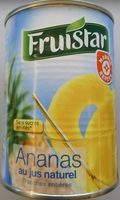 Ananas en tranches entières au jus naturel