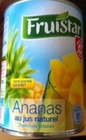 Ananas tranches brisées jus naturel