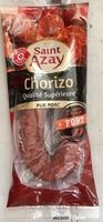 Chorizo Saint Azay fort Pur porc piment d'Espagne
