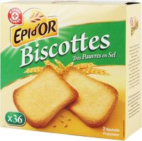 Biscottes sans sel x 34