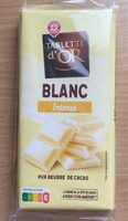 Tablette d’or blanc intense 2X100G