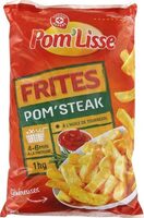 Frites coupées rustique pom'steak