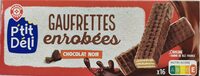 La gaufrette chocolat noir