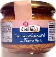 Terrine de canard au poivre vert
