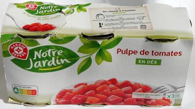 Pulpe de tomates en dés