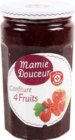 Confiture 4 fruits rouges