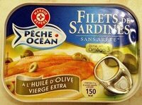Filets de sardines à l'huile d'olive vierge extra