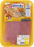Escalopes ef de dinde cert x3