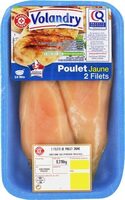 Filets de poulet jaune certifié x 2