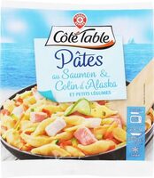 Pâtes saumon et colin à l'estragon