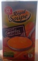 Velouté de carottes à la crème fraîche