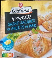4 Paniers Saint-Jacques et Fruits de Mer