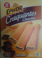 Tartines fourrées craquantes au chocolat