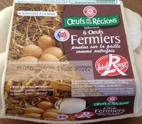 Oeufs Fermiers (x 6) label Rouge calibre Moyen