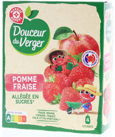 Pomme Fraise allégée en sucres