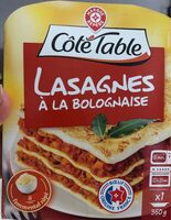 Lasagnes Bolognaise Côté Table, 350g