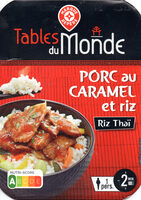 Porc au caramel et son riz thaï