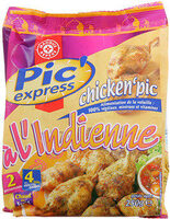 Pilons de poulet Pic'Express 250g a l'indienne