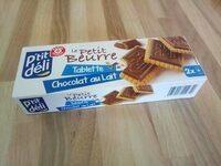 Biscuits tablette chocolat au lait