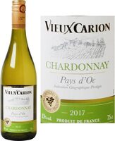 Vin de pays d'Oc 12.5° cépage Chardonnay blanc