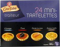 Mini-tartelettes apéritifs x 24