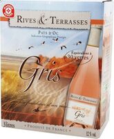 Vin gris de pays des Sables du golfe de Lion 12,5 % - Bag-in-Box®